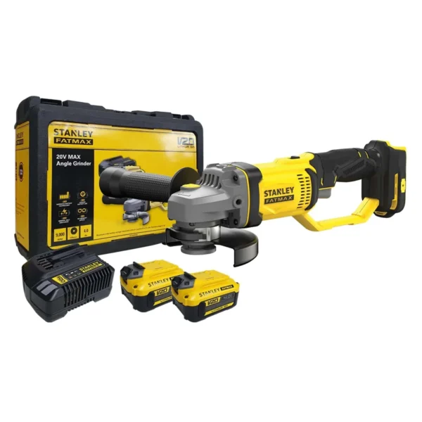 SCG400M2K KIT DE MINI-ESMERIL 4-1/2" STANLEY FATMAX V20