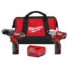 2497-22 COMBO ROTOMARTILLO/ATORNILLADOR M12 MILWAUKEE