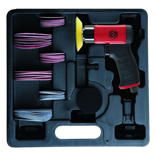 KIT DE LIJADORA NEUMÁTICA 3" CP7200S TIPO PISTOLA CHICAGO PNEUMATIC