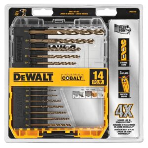 DWA1240 JUEGO DE 14 BROCAS DE COBALTO DEWALT
