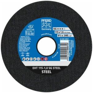 499719 DISCO DE CORTE P/ ACERO 4-1/2" ALTO RENDIMIENTO PFERD