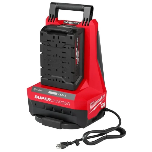 MXFSC1HD12 KIT DE SUPERCARGADOR Y BATERÍA FORGE HD 12 AMP MILWAUKEE MX FUEL