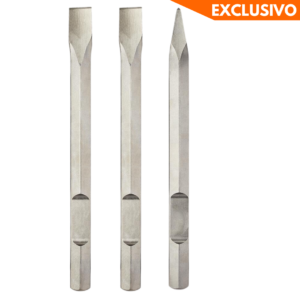 48-62-40061K KIT DE CINCELES HEXAGONAL 1-1/8" X 16" MILWAUKEE