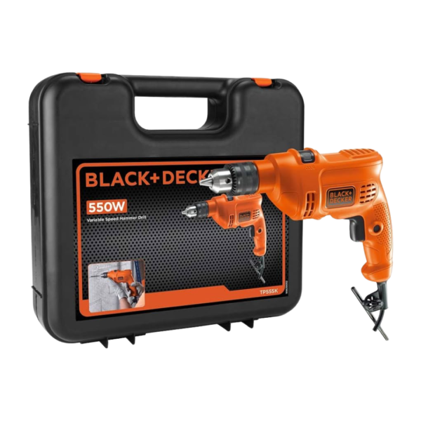 TP550K-B3 KIT DE ROTOMARTILLO 3/8" 550W BLACK+DECKER