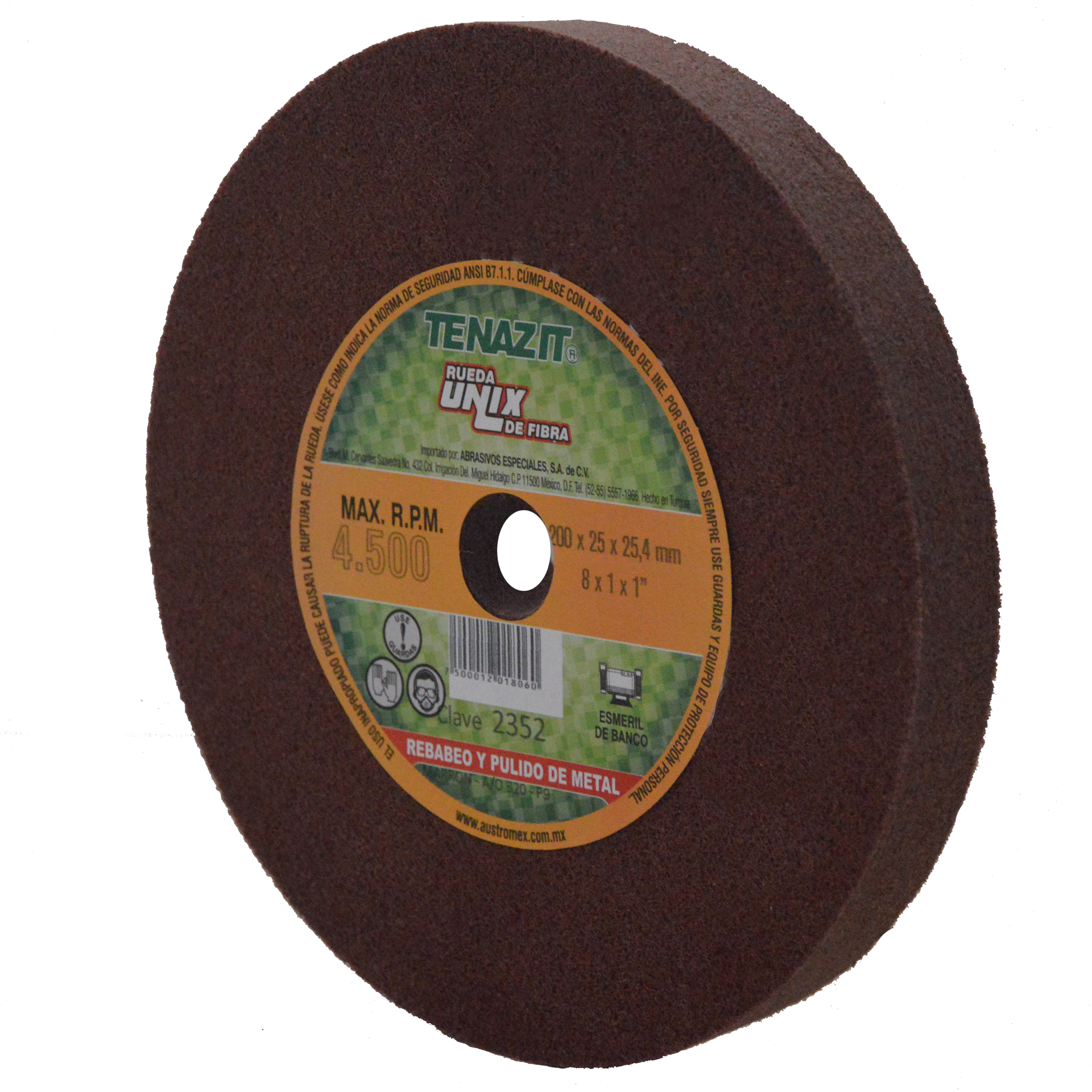 2352 ALMOHADILLA ABRASIVA 200MM AUSTROMEX