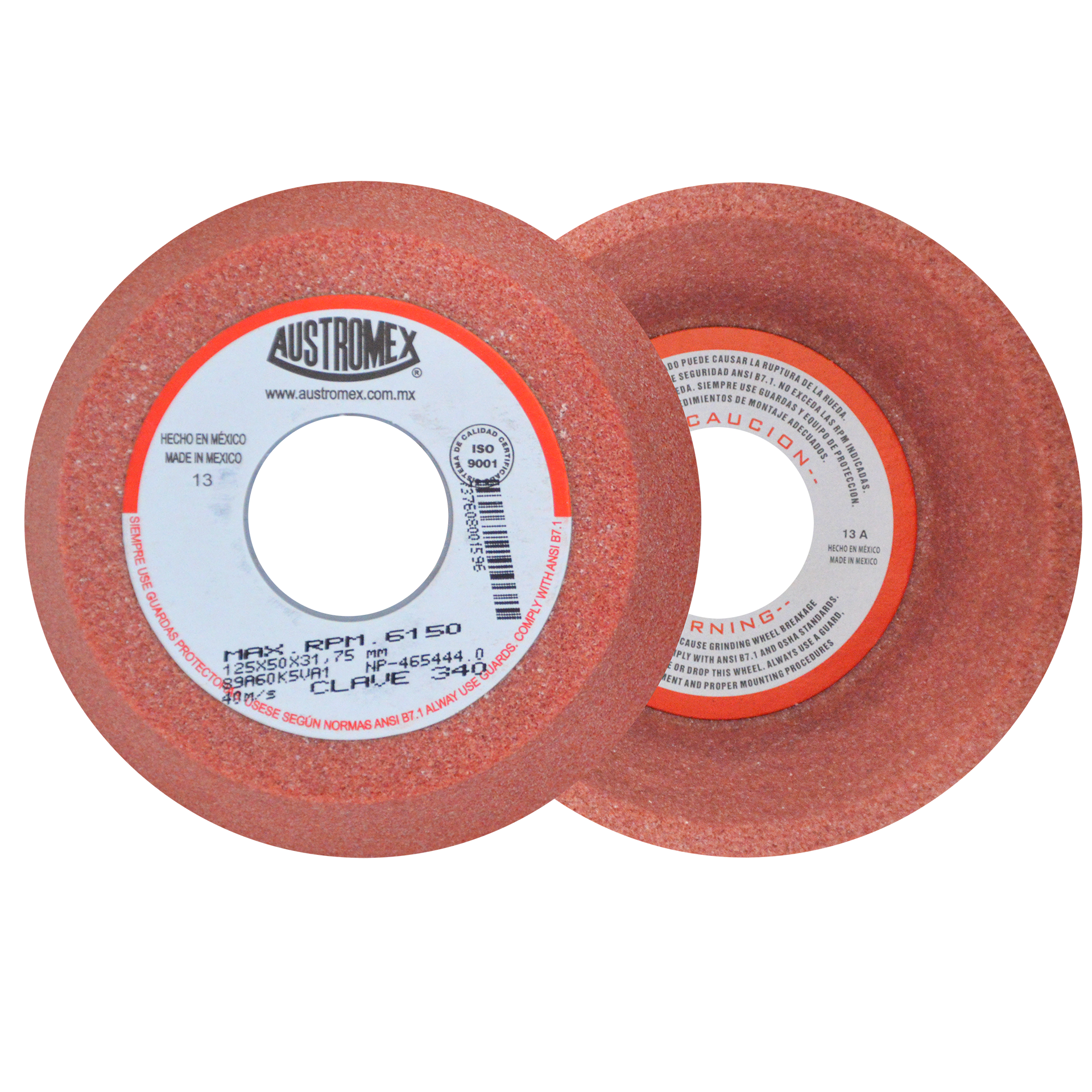 340 RUEDA DE RECTIFICAR 125MM AUSTROMEX