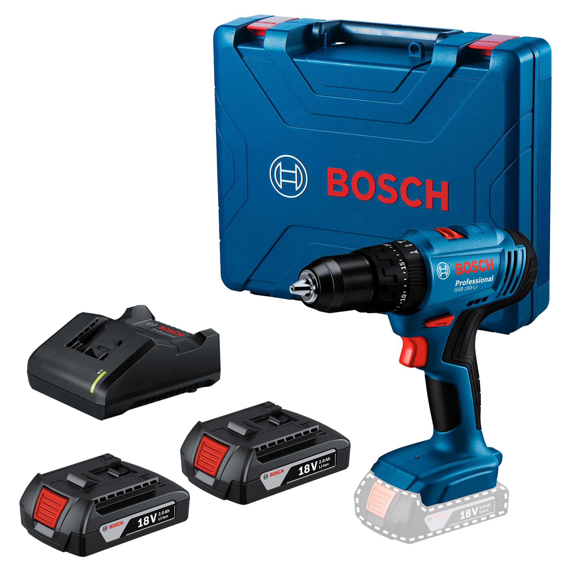 GSB 183 LI ROTOMARTILLO 1/2" 18V BOSCH