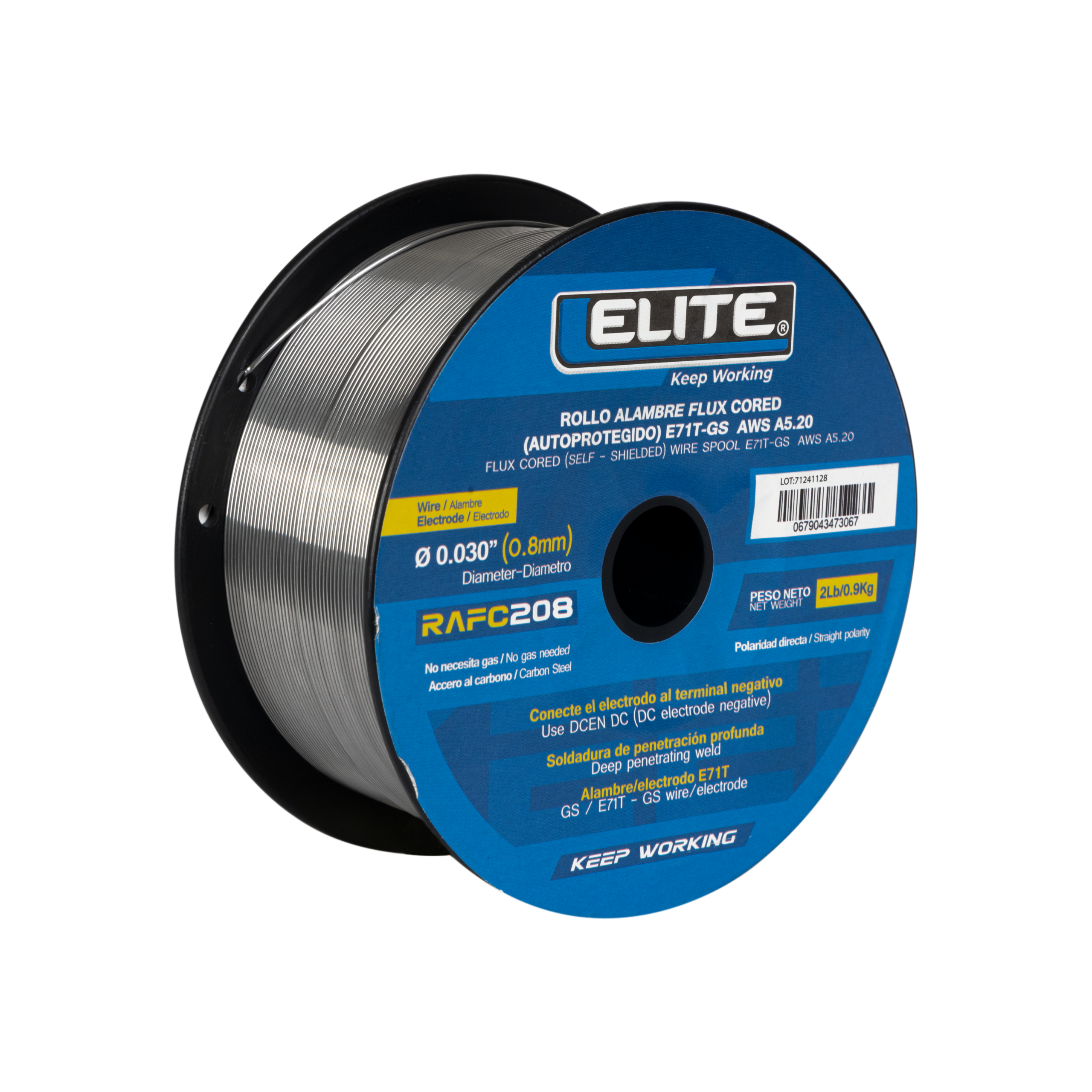 RAFC208 ROLLO ALAMBRE FLUX CORD ELITE