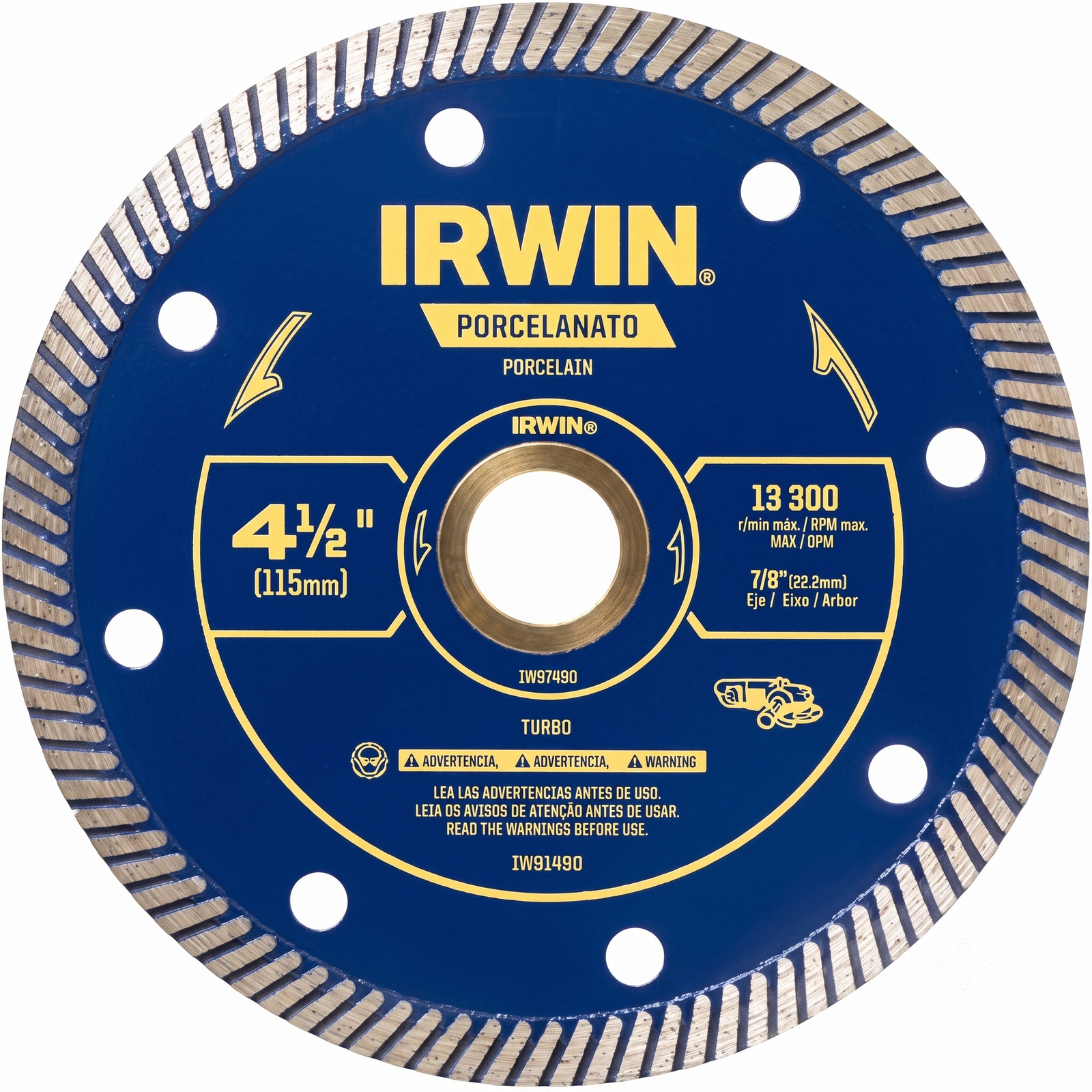 IW57450 DISCO DIAMANTADO 4-1/2" IRWIN