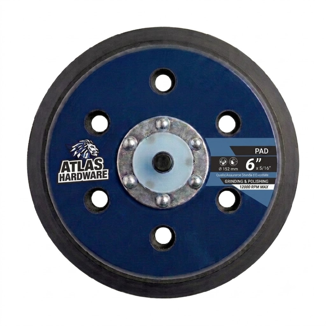 PAD DE VELCRO 6" P/LIJADORA ATLAS
