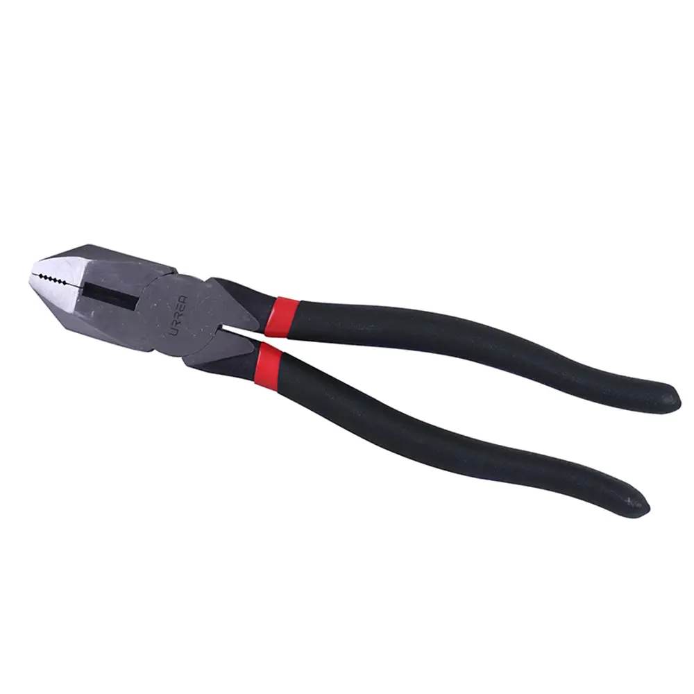 269GI PINZA PARA ELECTRICISTA CON MANGO RUBBER GRIP ALTA PALANCA CORTE LATERAL DE 9" URREA