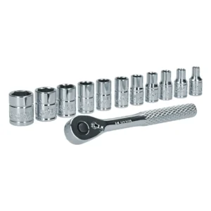 47101 JUEGO DE DADOS Y ACCESORIOS CUADRO DE 1/4" EN PULGADAS, 12 PIEZAS URREA