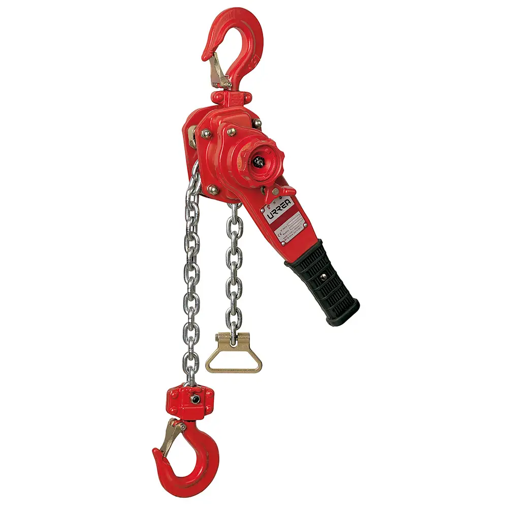 47115 POLIPASTO MANUAL SISTEMA DOBLE FRENO DE PALANCA 1.5 TON, 1.7 M URREA