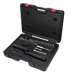 5200PA JUEGO DE DADOS Y ACCESORIOS CUADRO DE 3/8" COMBINADO, 54 PIEZAS URREA