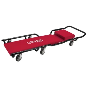 9995A CAMA PARA MECÁNICO ACOLCHONADA AJUSTABLE 3 POSICIONES, 6 RUEDAS GIRATORIAS, 43" URREA