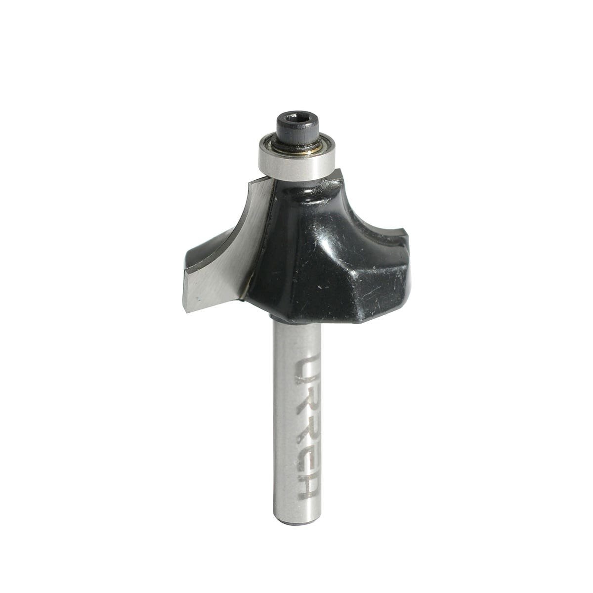 BR1416 BROCA PARA ROUTER DE ACERO REDONDEADORA CON BALERO PARA MOLDURA 1-1/8" ZANCO DE 1/4" URREA