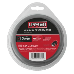 ND2 NAILON CUADRO DUAL PARA DESBROZADORA DOBLE BLISTER, 2 MM X 15 M URREA