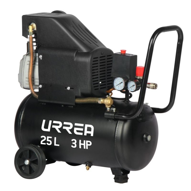 CMP925 COMPRESOR DE AIRE ELÉCTRICO LUBRICADO 25 LT, 3 HP, 120 V URREA
